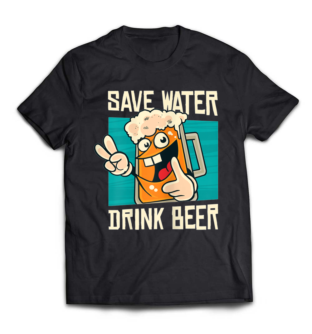 “Save Water, Drink Beer!” Oktoberfest T-Shirt – A Fun Tee for Beer Lovers